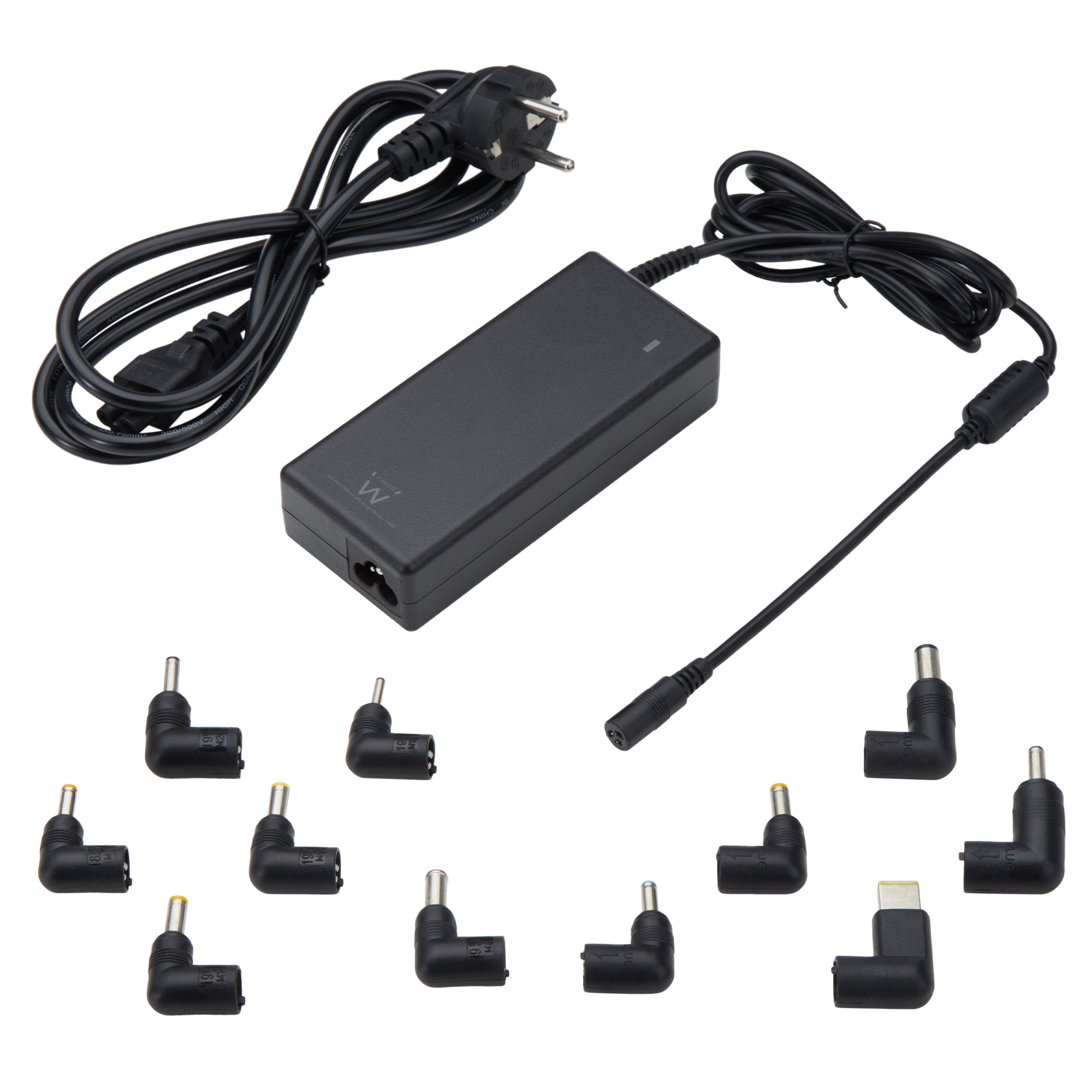 Cargador para portátil Ewent EW3969 Clavija de portátil Negro