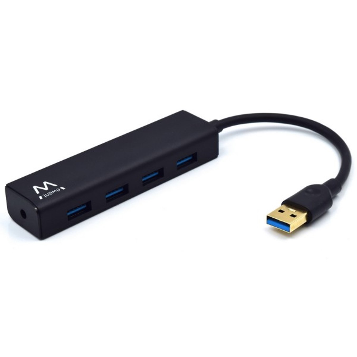 Hub USB Ewent EW1136 4 puertos USB 3.0 Negro