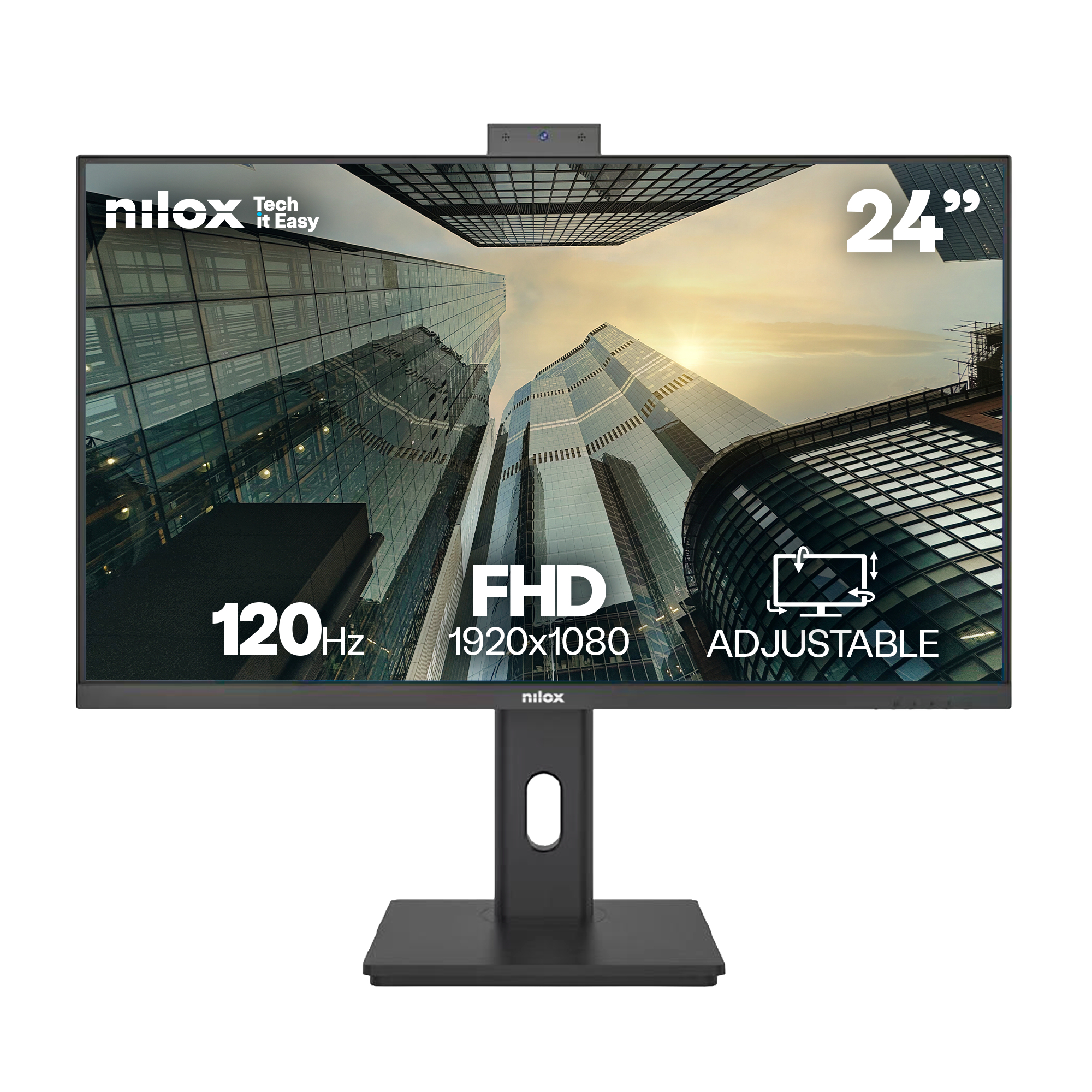 NILOX NXM24RWEB02B Monitor" 24 IPS 120 Hz REG WC