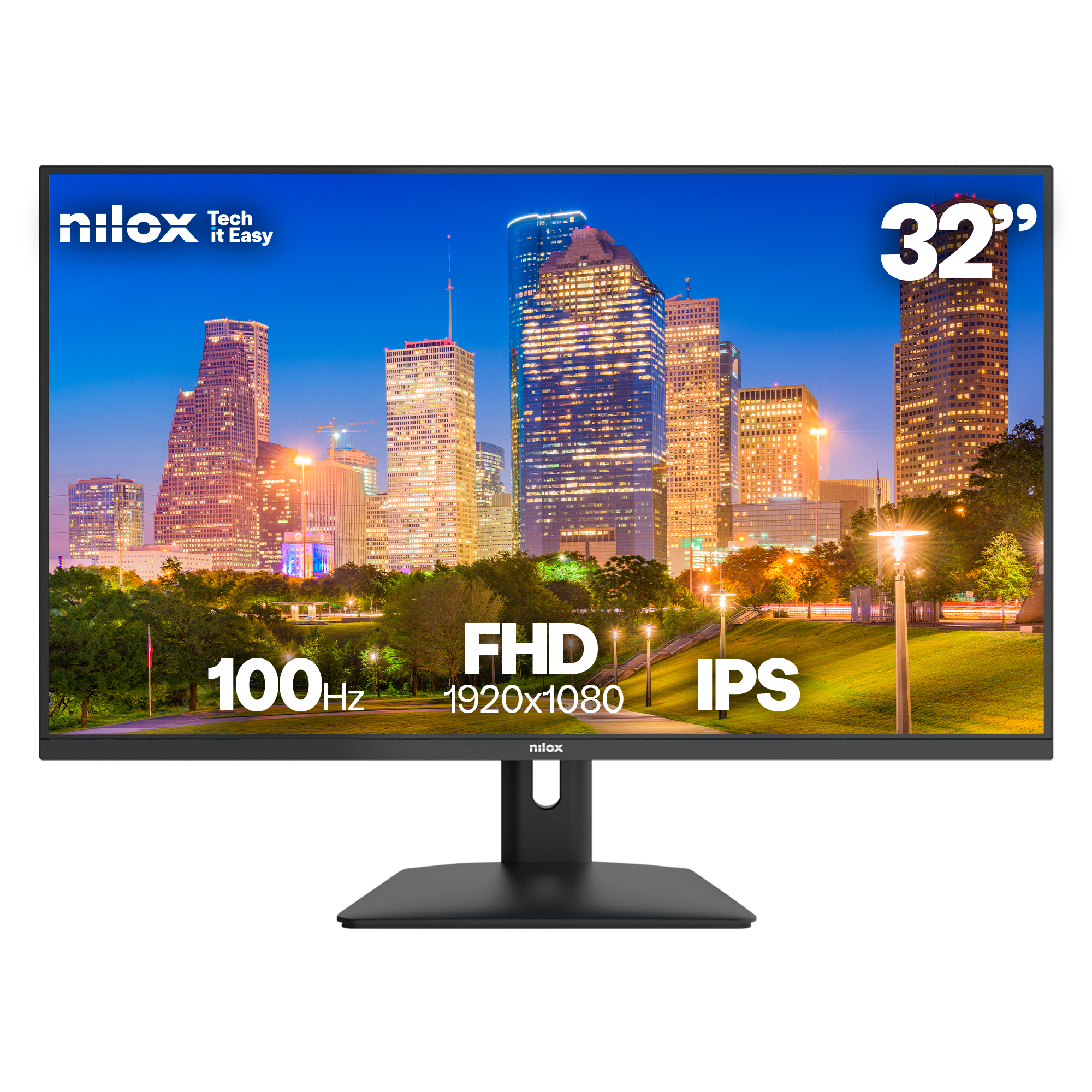 Monitor Nilox NXM32FHD1001 32" Full HD IPS 100Hz HDMI VGA