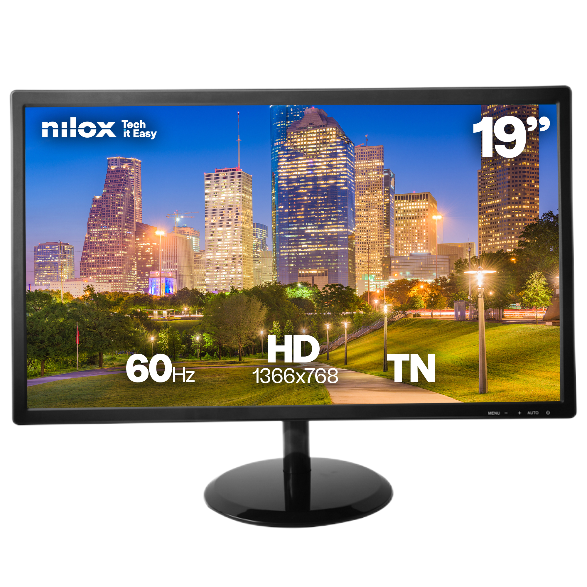 Nilox NXM19FHD22 Monitor 19" 60Hz VGA HDMI