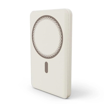 Batería externa Energy Sistem Magnetic Powerbank 5000 mAh USB-C Inalámbrico Champagn