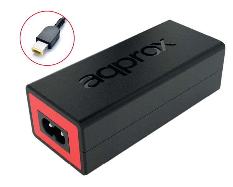 Cargador para portátil approx! APPA11 Clavija de portátil Negro 65W