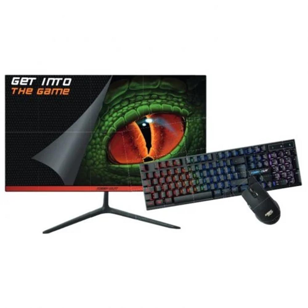 Monitor gaming Keep out XGM22KITV2 21.5" FHD 75Hz VA + teclado RGB + ratón RGB