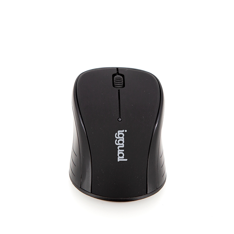 Ratón iggual WOM-BASIC-1600DPI Inalámbrico Negro
