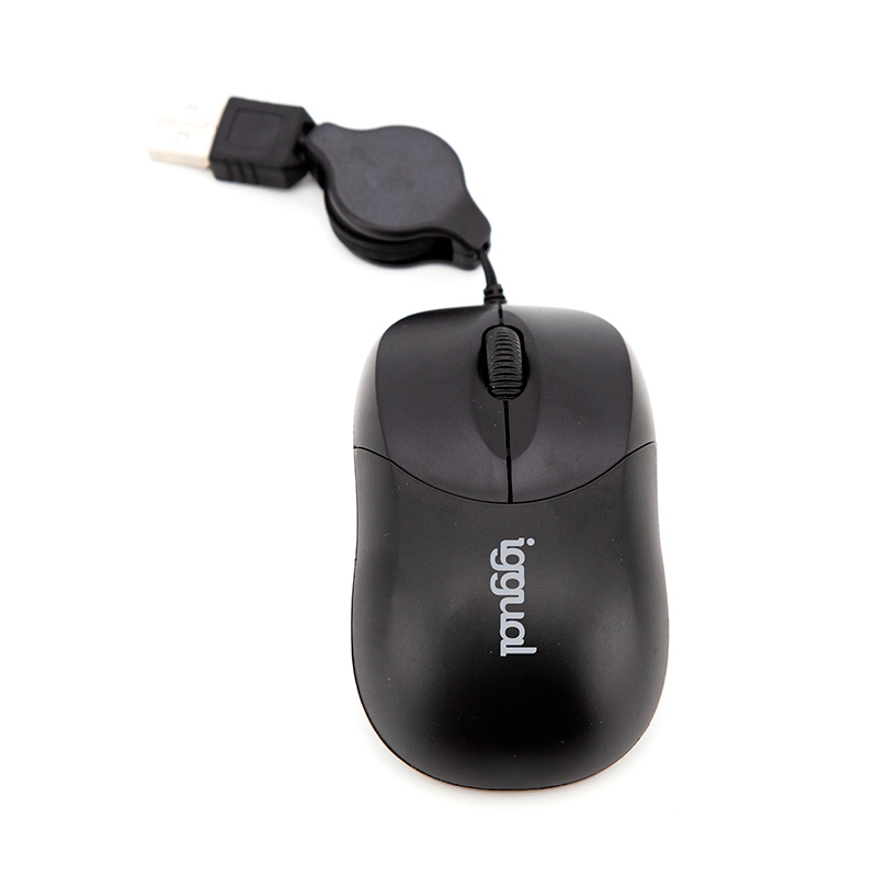 Ratón iggual COM-BASIC-800DPI Con cable Negro