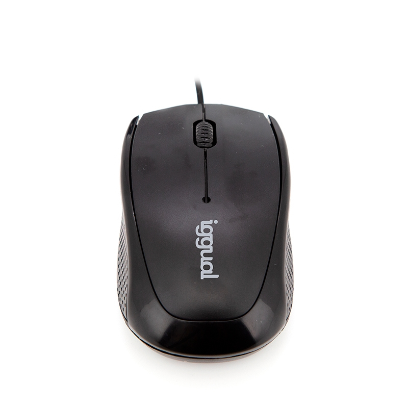 Ratón iggual COM-BASIC-800DPI Con cable Negro