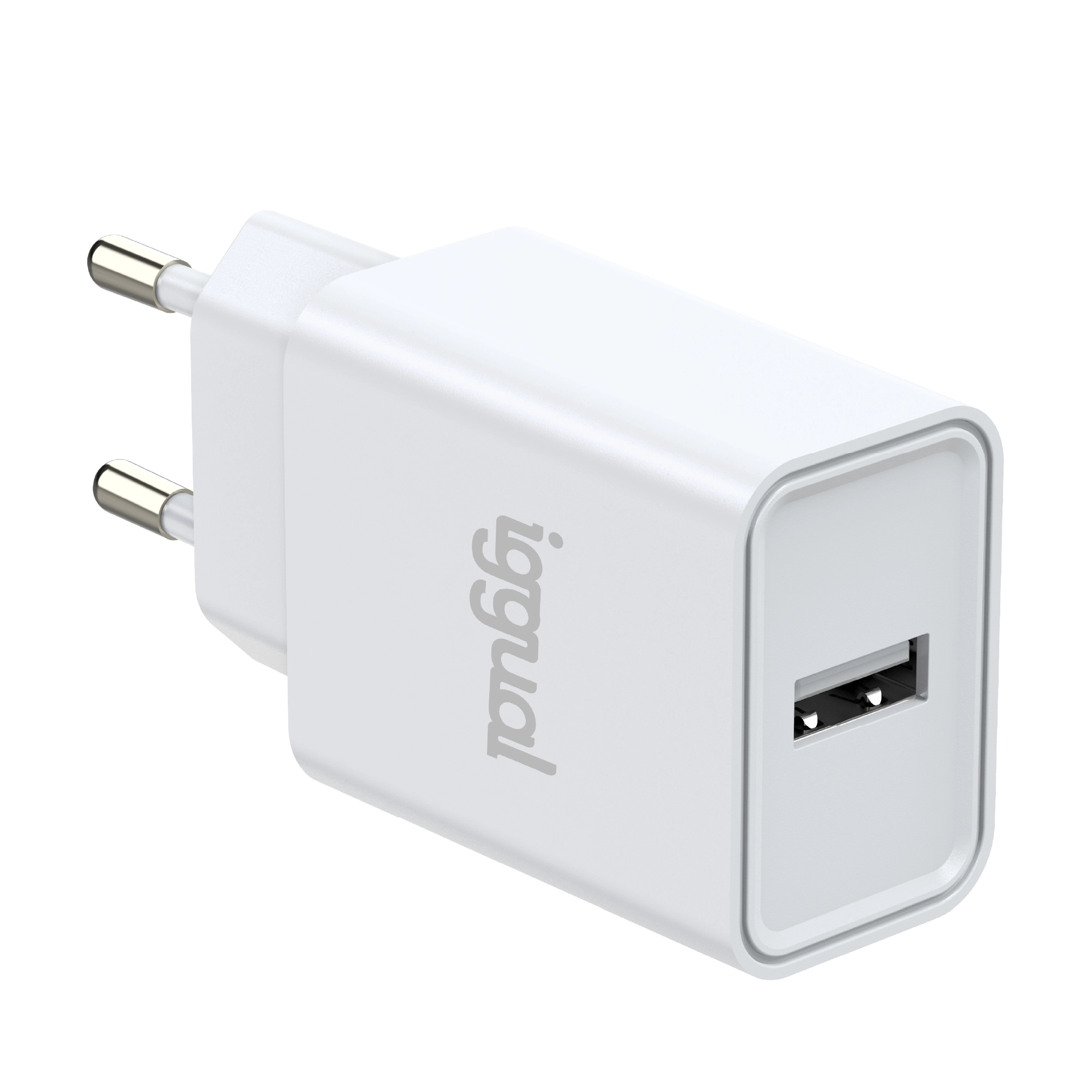 Cargador de pared iggual IGG318188 USB-A Blanco