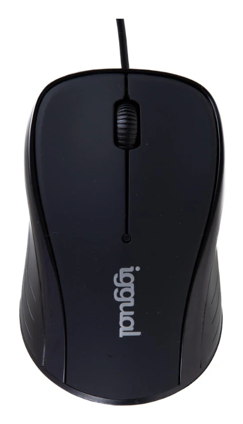 Ratón iggual XS-KIDS-1600DPI Con cable Negro