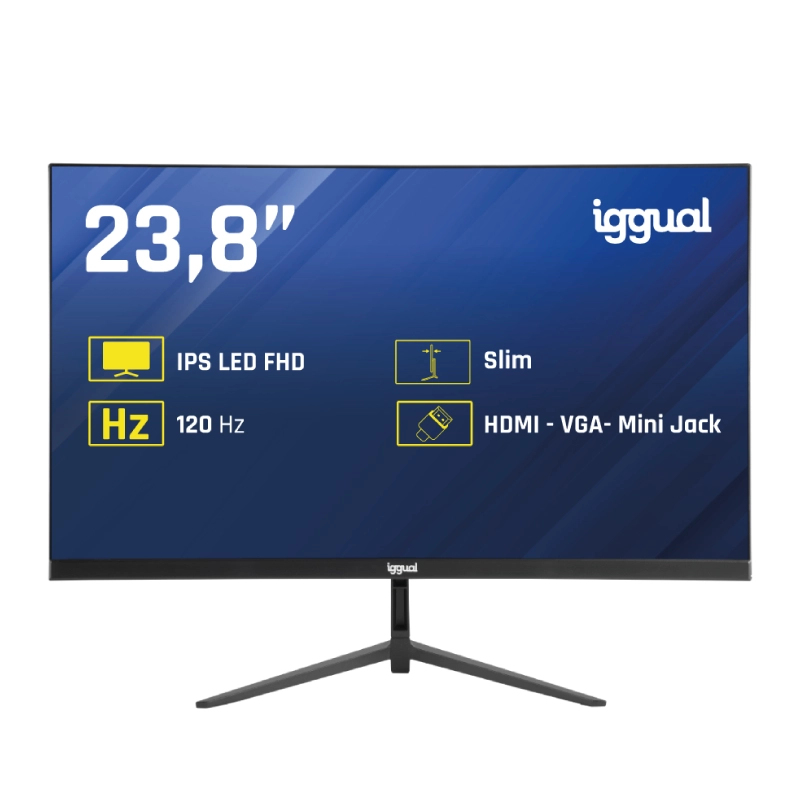 Monitor iggual ML24S 24" IPS FHD 1920x1080 120Hz 1ms VGA HDMI