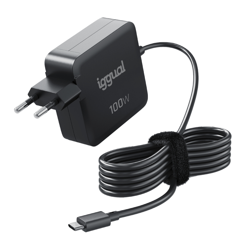 iggual Cargador portátil y móvil tipo C PD 100W