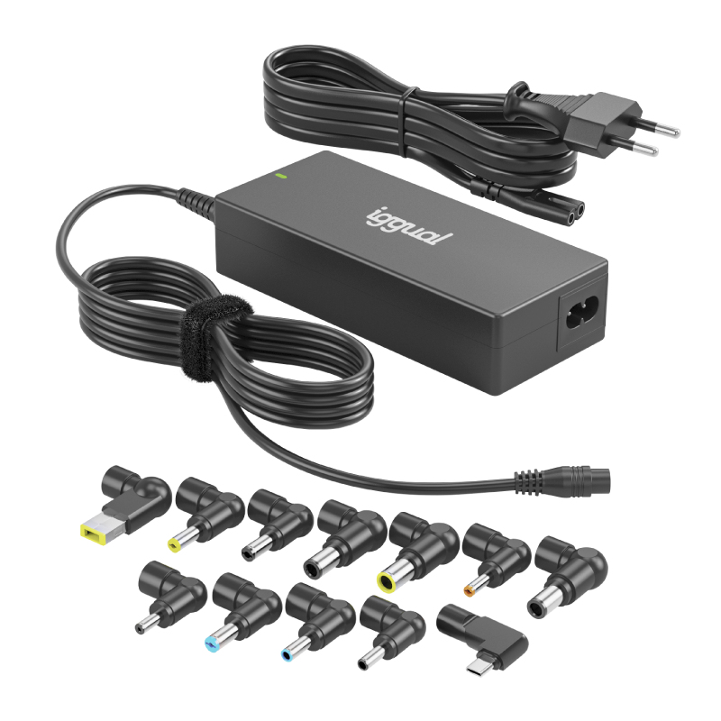 Cargador para portátil iggual CUA-C-12T-90W Clavija de portátil