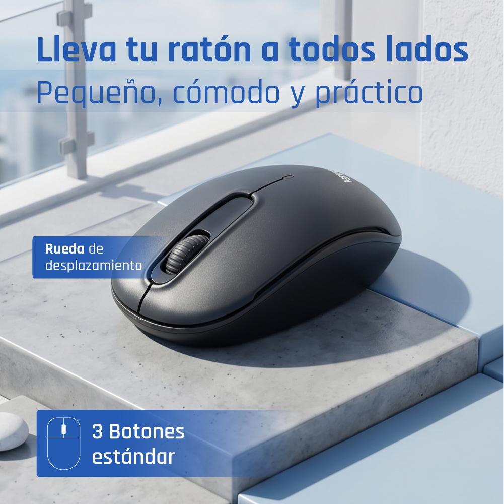 Ratón iggual WOM-STANDARD-3D Inalámbrico