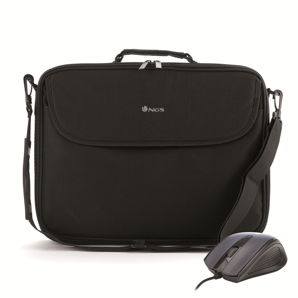 Bandolera NGS Bureau Kit 16" Negro