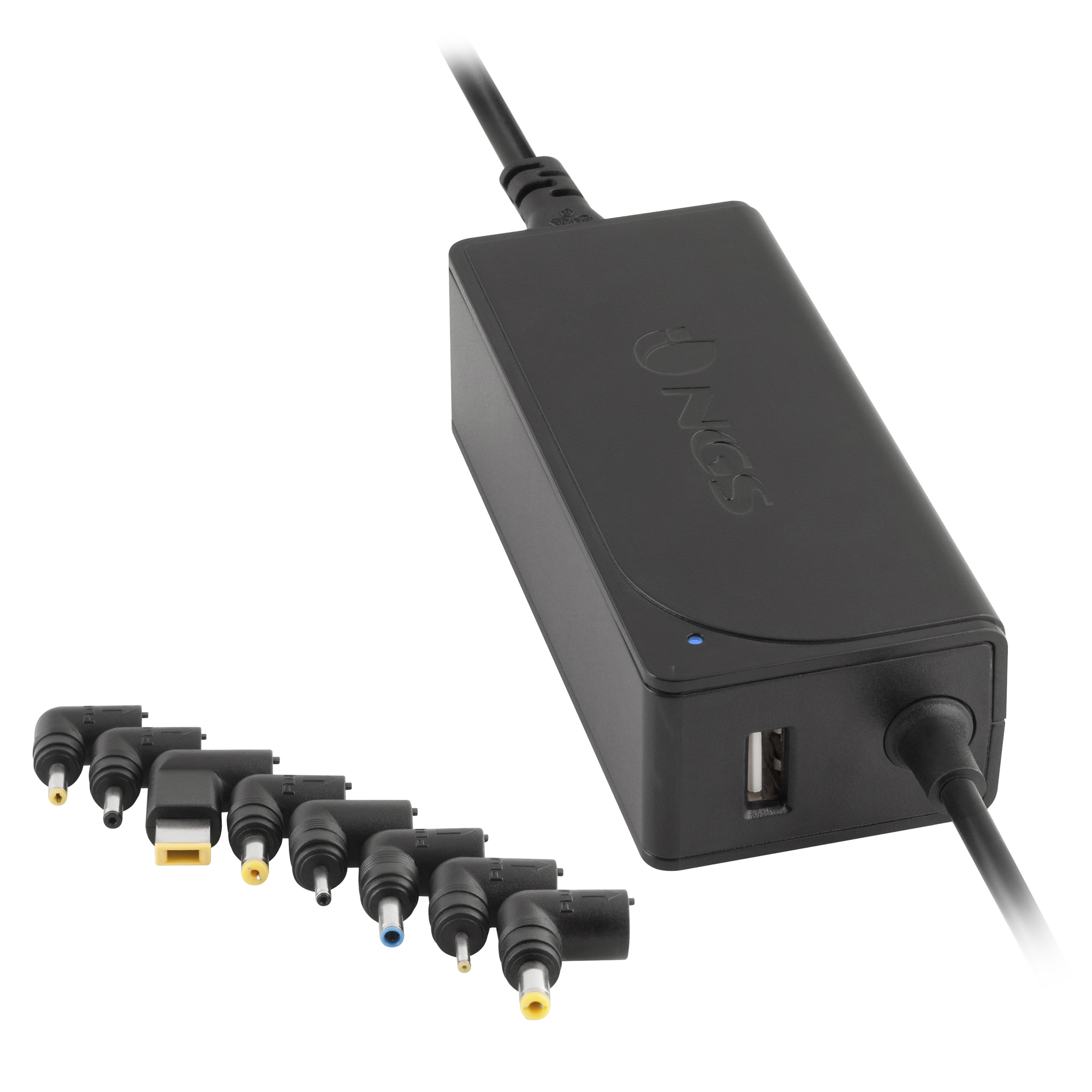 Cargador para portátil NGS W-45W Clavija de portátil Negro