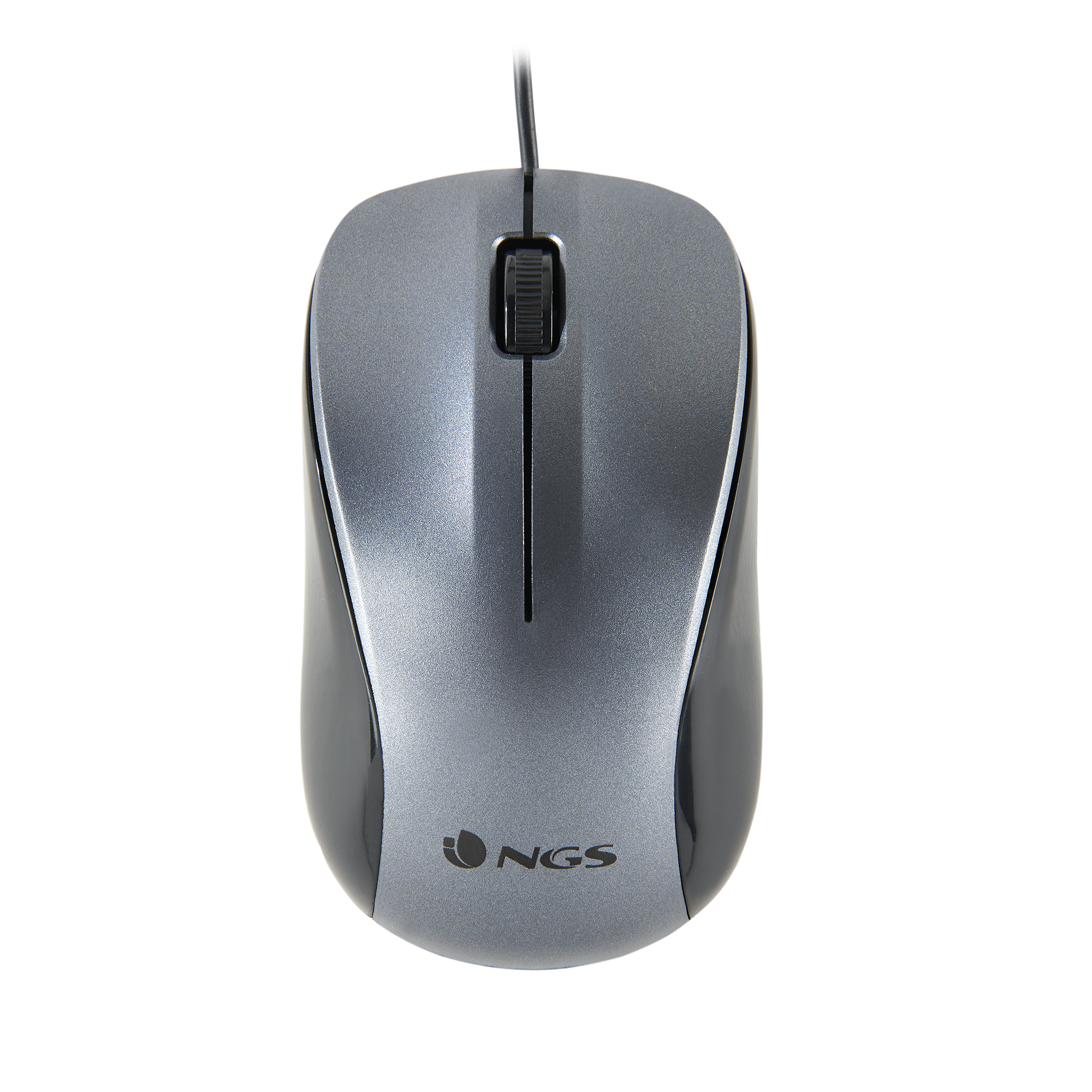 Ratón NGS Óptico GRAY Con cable Gris