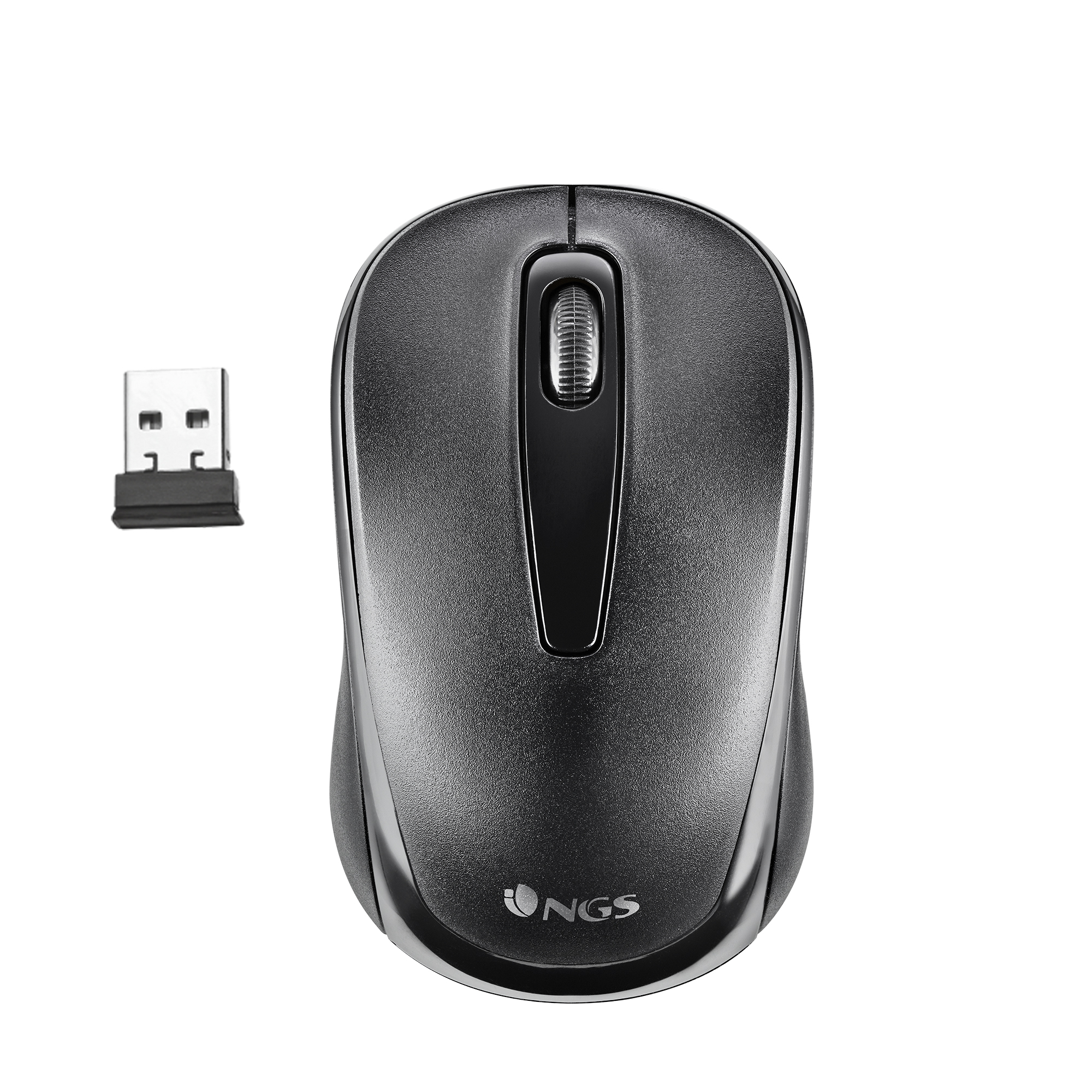 Ratón NGS Easy Gamma Inalámbrico Negro