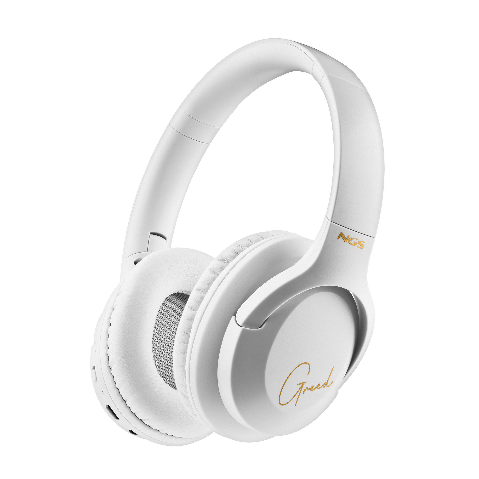 Auriculares NGS Artica Greed Diadema Bluetooth USB-C Jack 3,5 mm Blanco