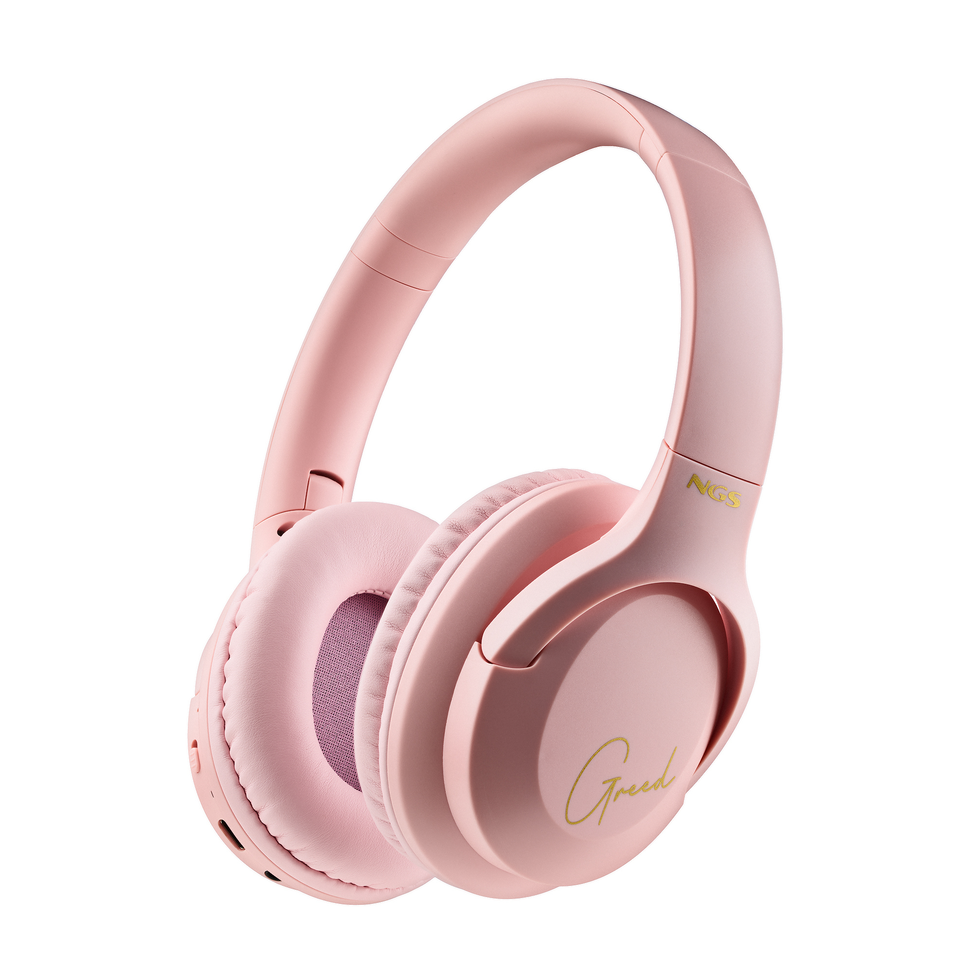 Auriculares NGS Artica Greed Diadema Bluetooth USB-C Jack 3,5 mm Rosa