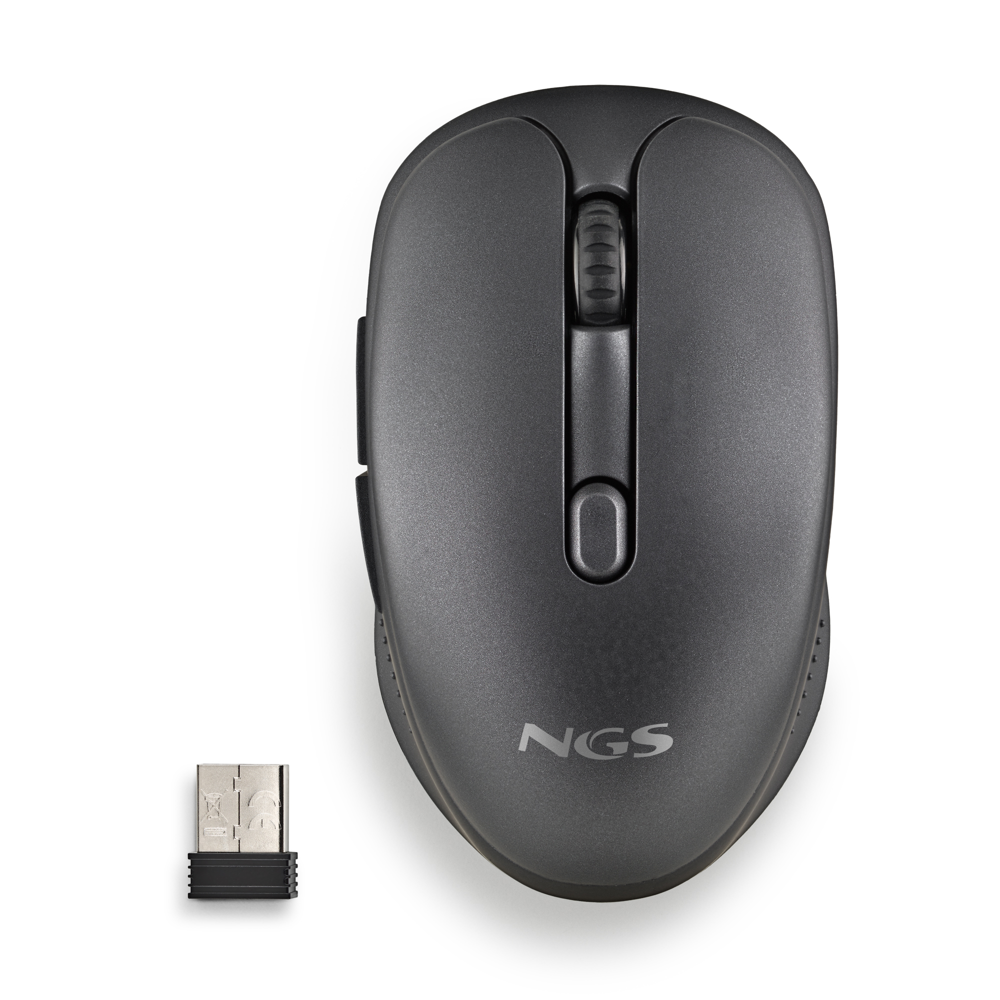Ratón NGS EVO RUST Inalámbrico Negro