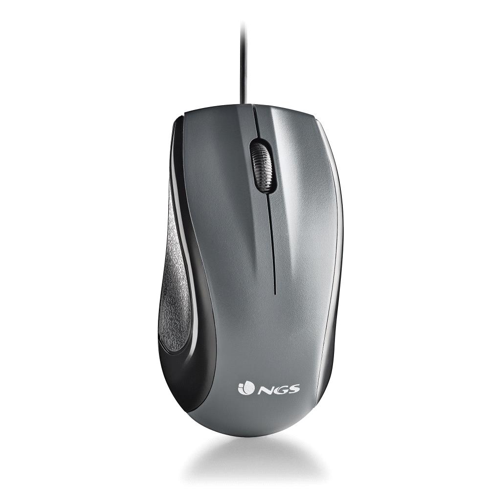 Ratón NGS MUSK Con cable Gris
