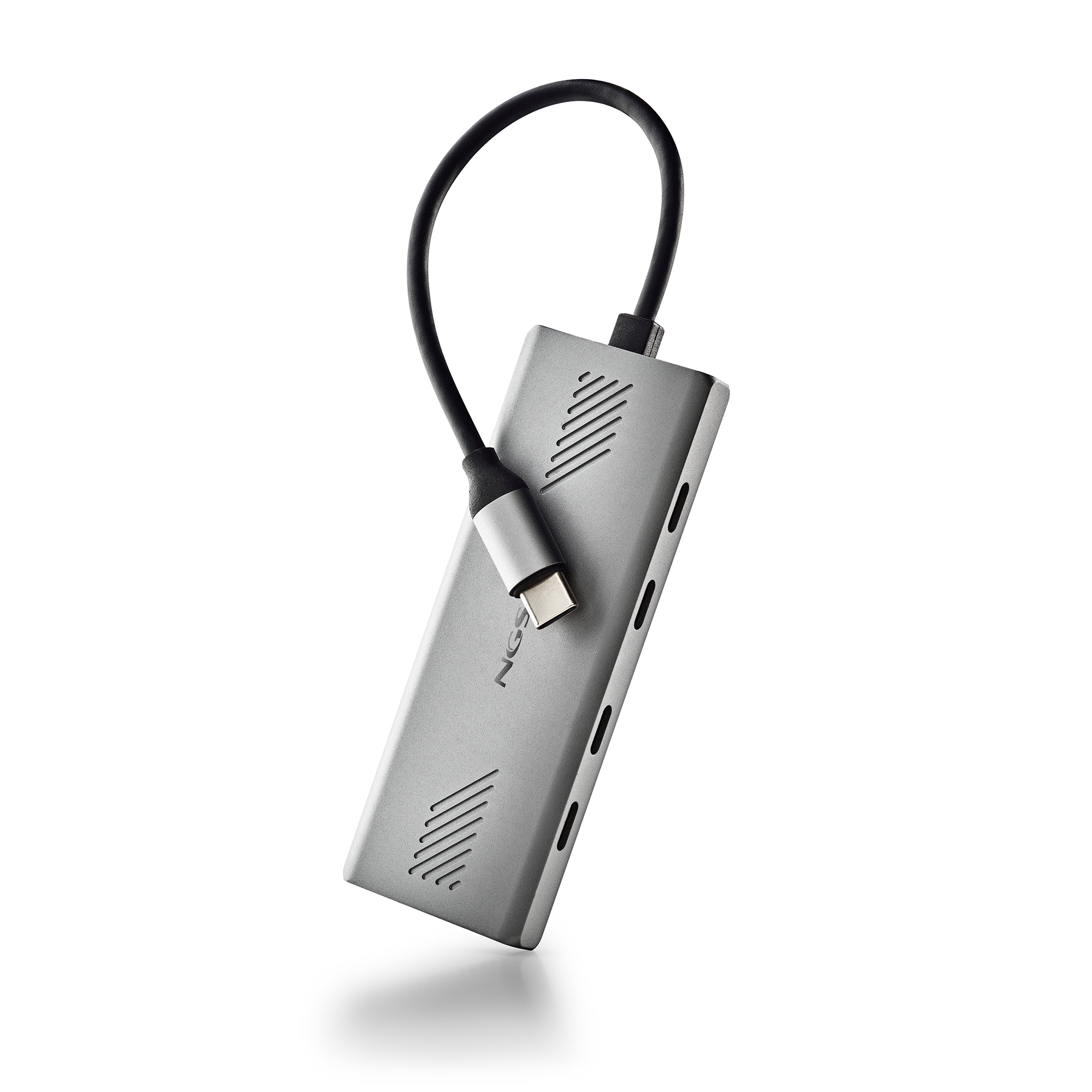 Hub USB NGS Wonder4-C 4 puertos USB-C 5Gbps Plata