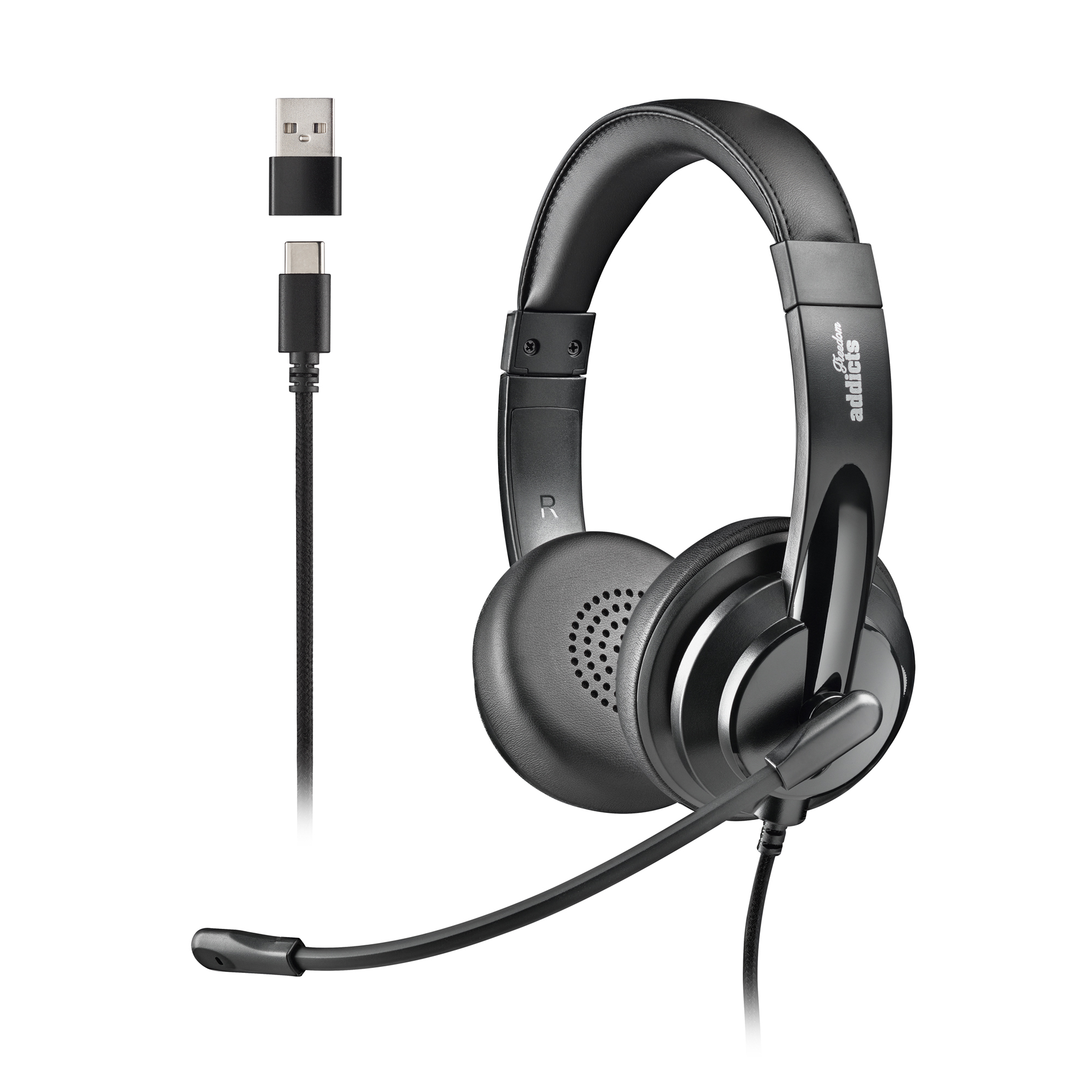 Auriculares NGS VOX605 Diadema USB-C Negro