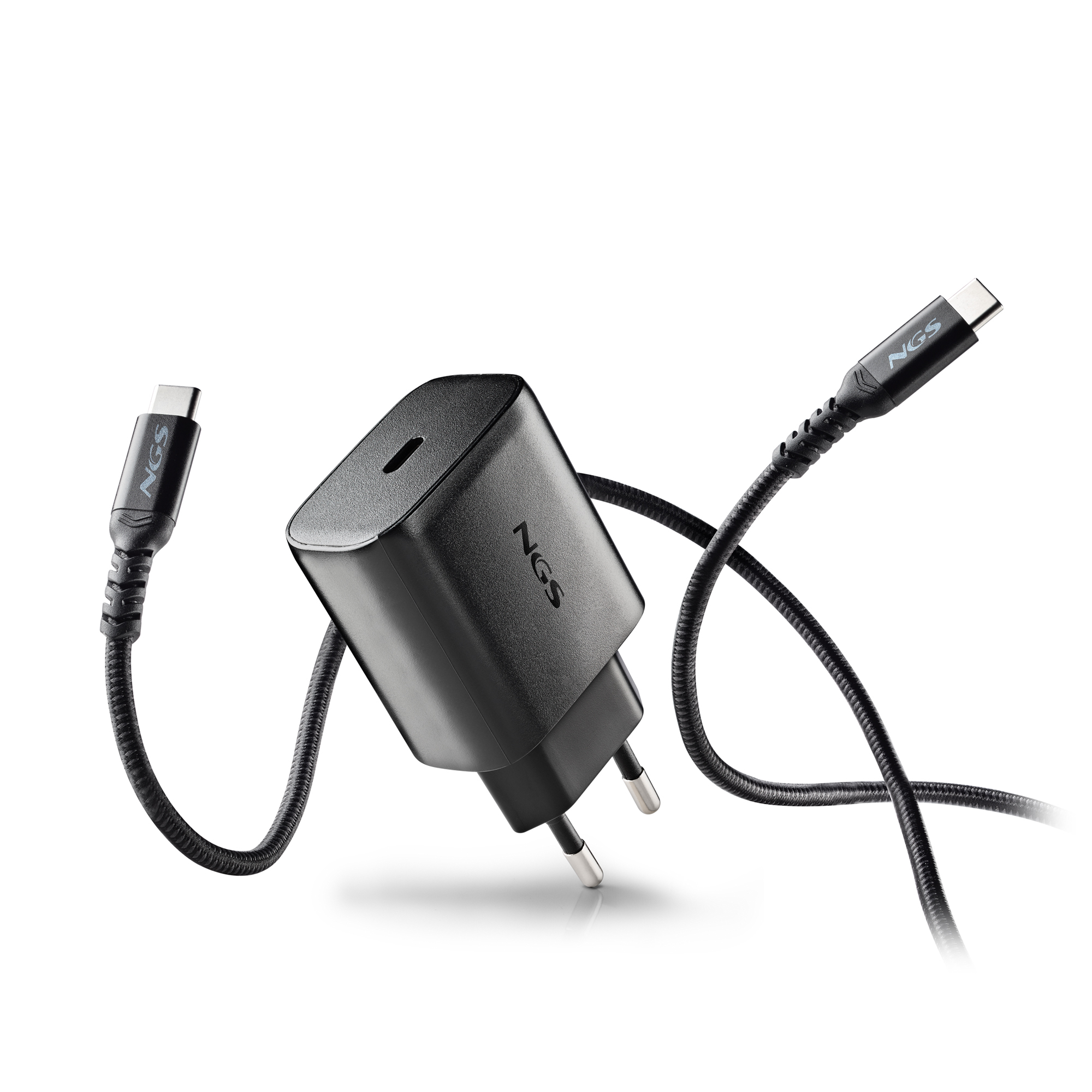Cargador de pared NGS BUD 45W-C USB-C Negro