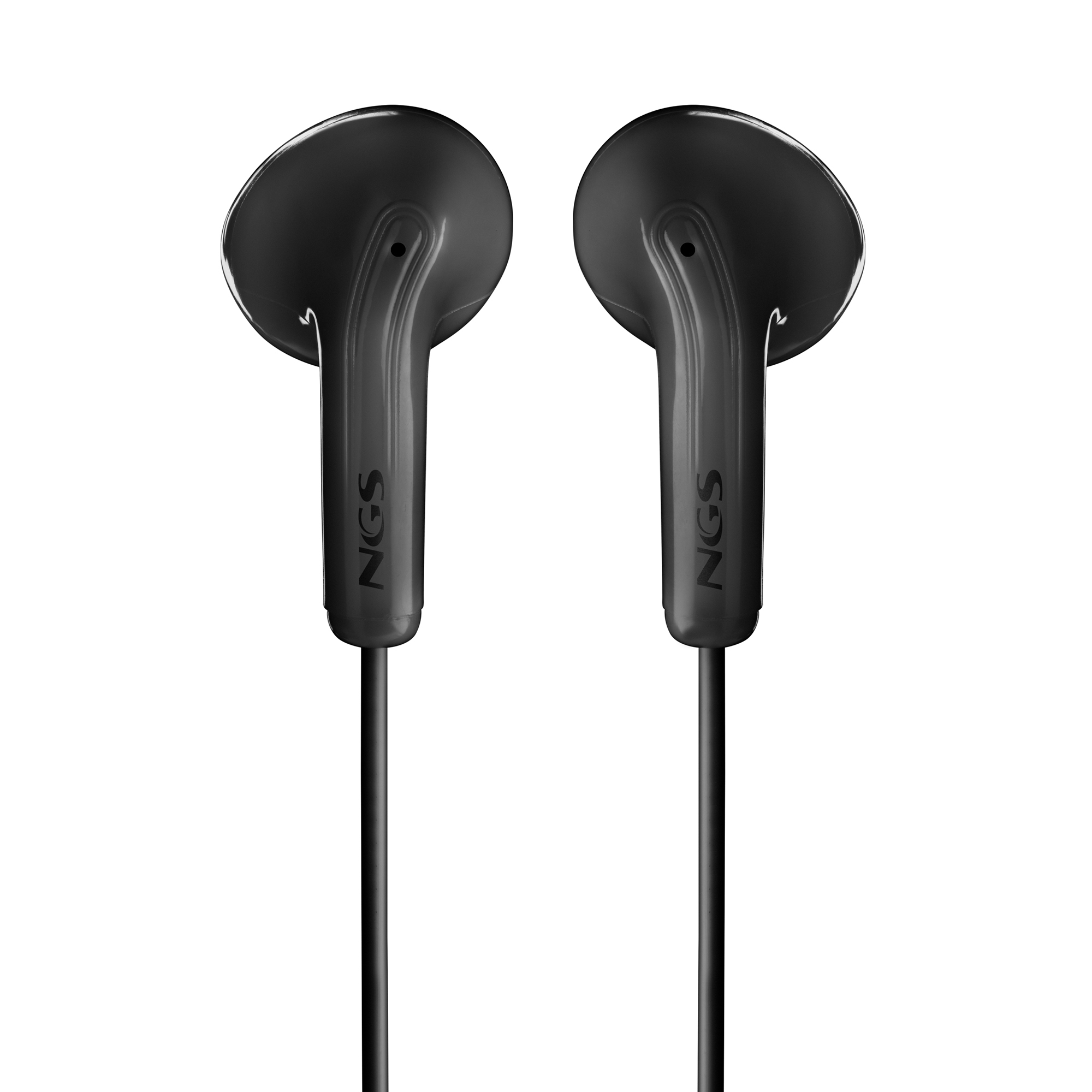Auriculares NGS Cross Flip Intraurales con cable Jack 3,5 mm Negro