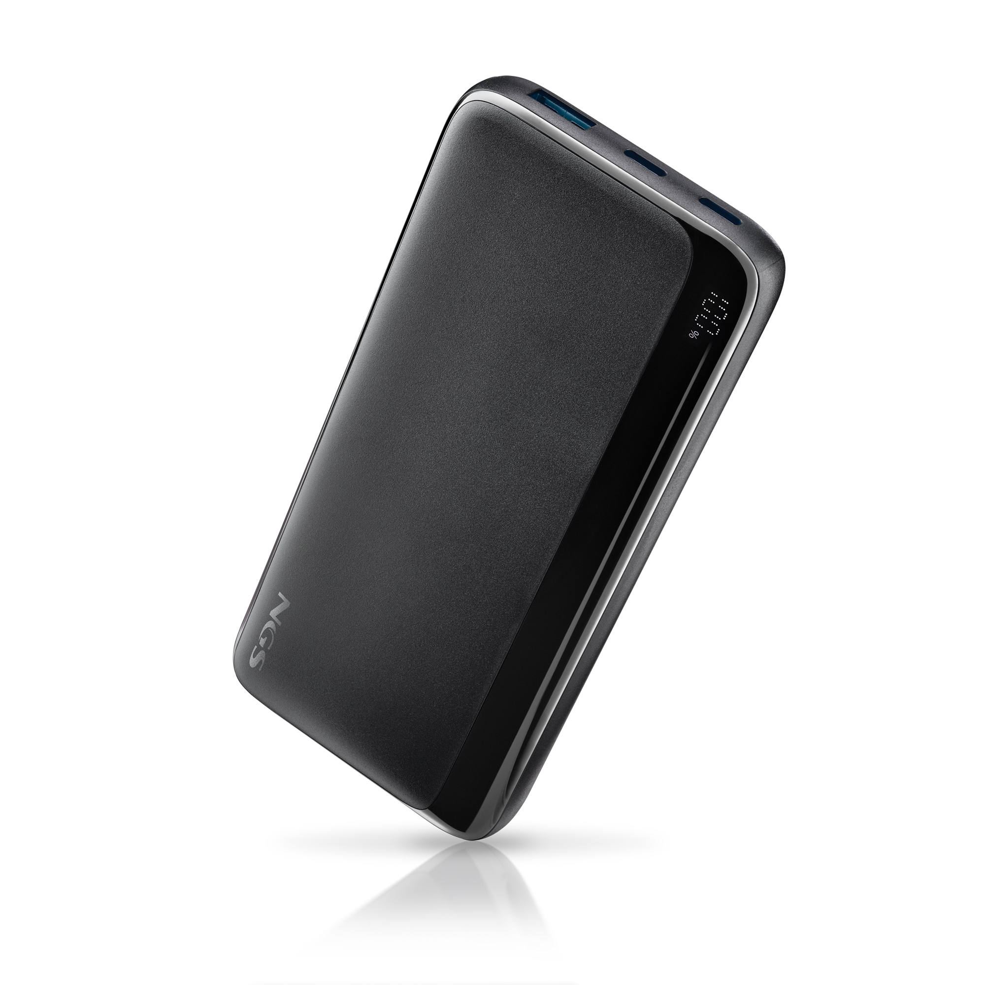 Batería externa NGS QUIZ 10 USB-C USB-A Negro 18W