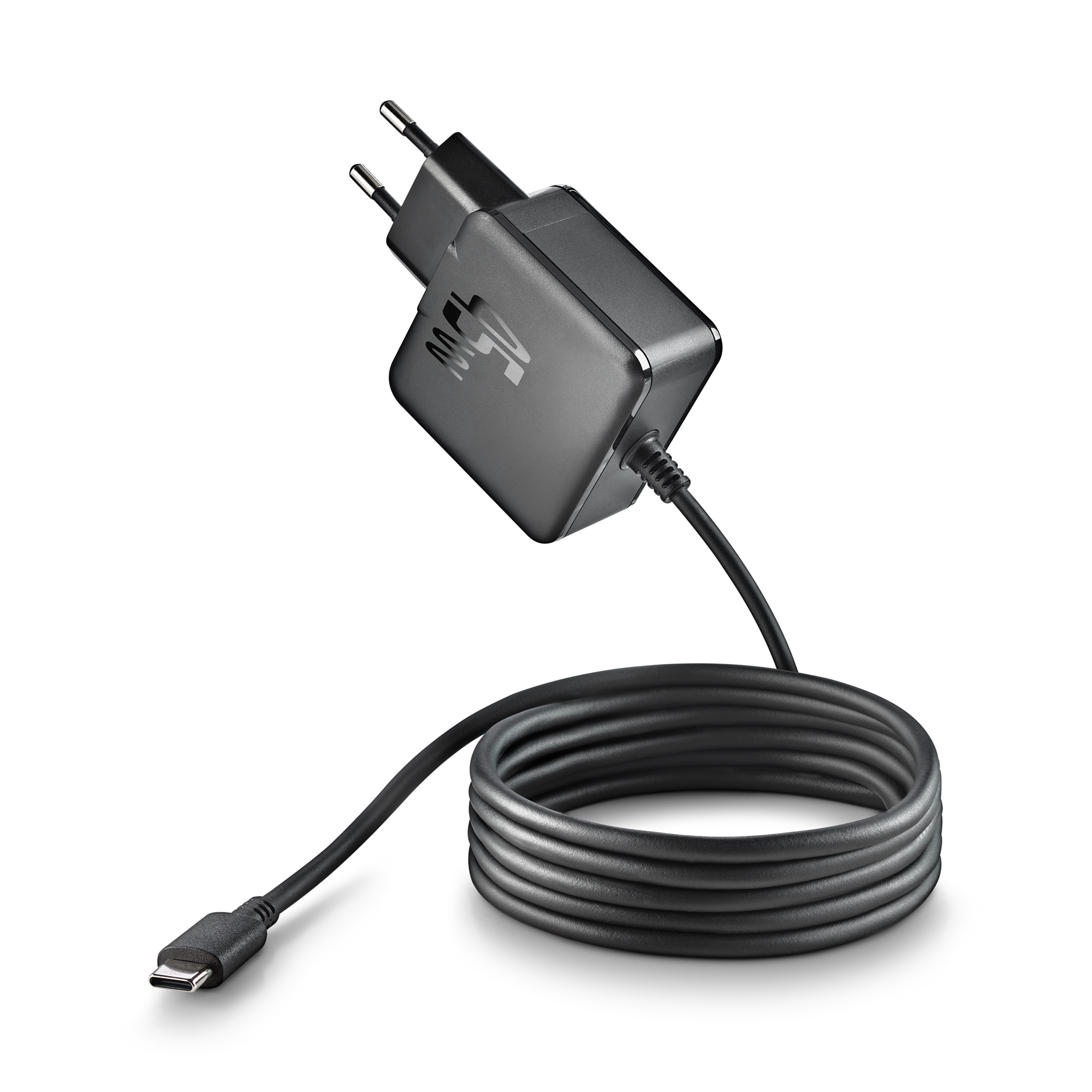 Cargador de pared NGS GAN45W-C USB-C Negro (cable)