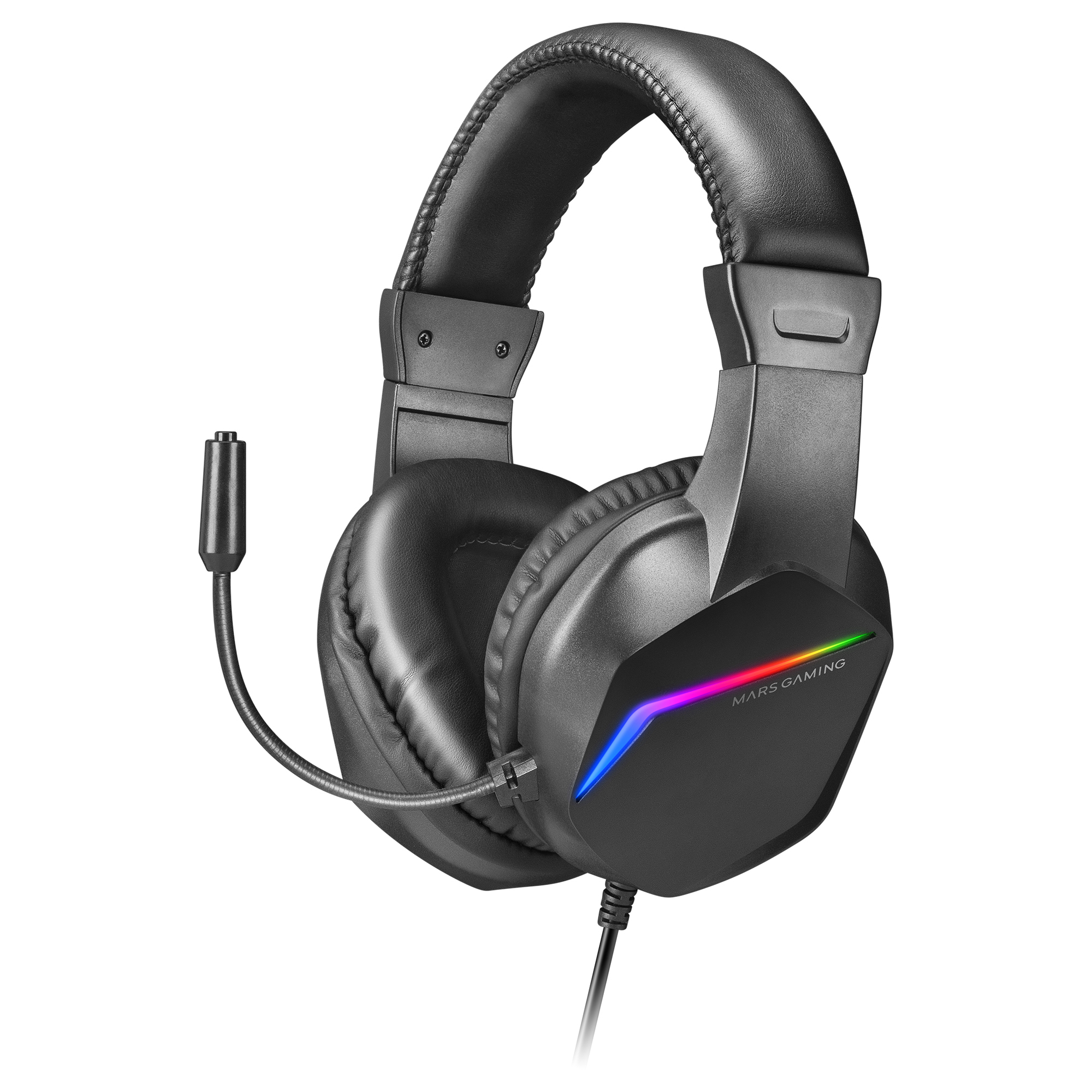 Auriculares Mars gaming MH122 Diadema Jack 3,5 mm Negro
