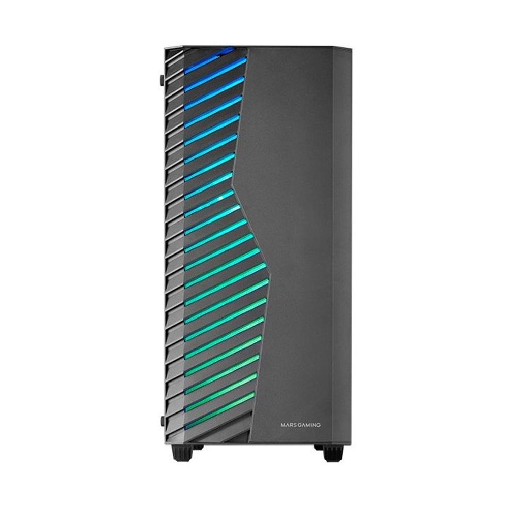 Caja ordenador mars gaming mcvolt atx argb cristal templado negro Reacondicionado Como nuevo