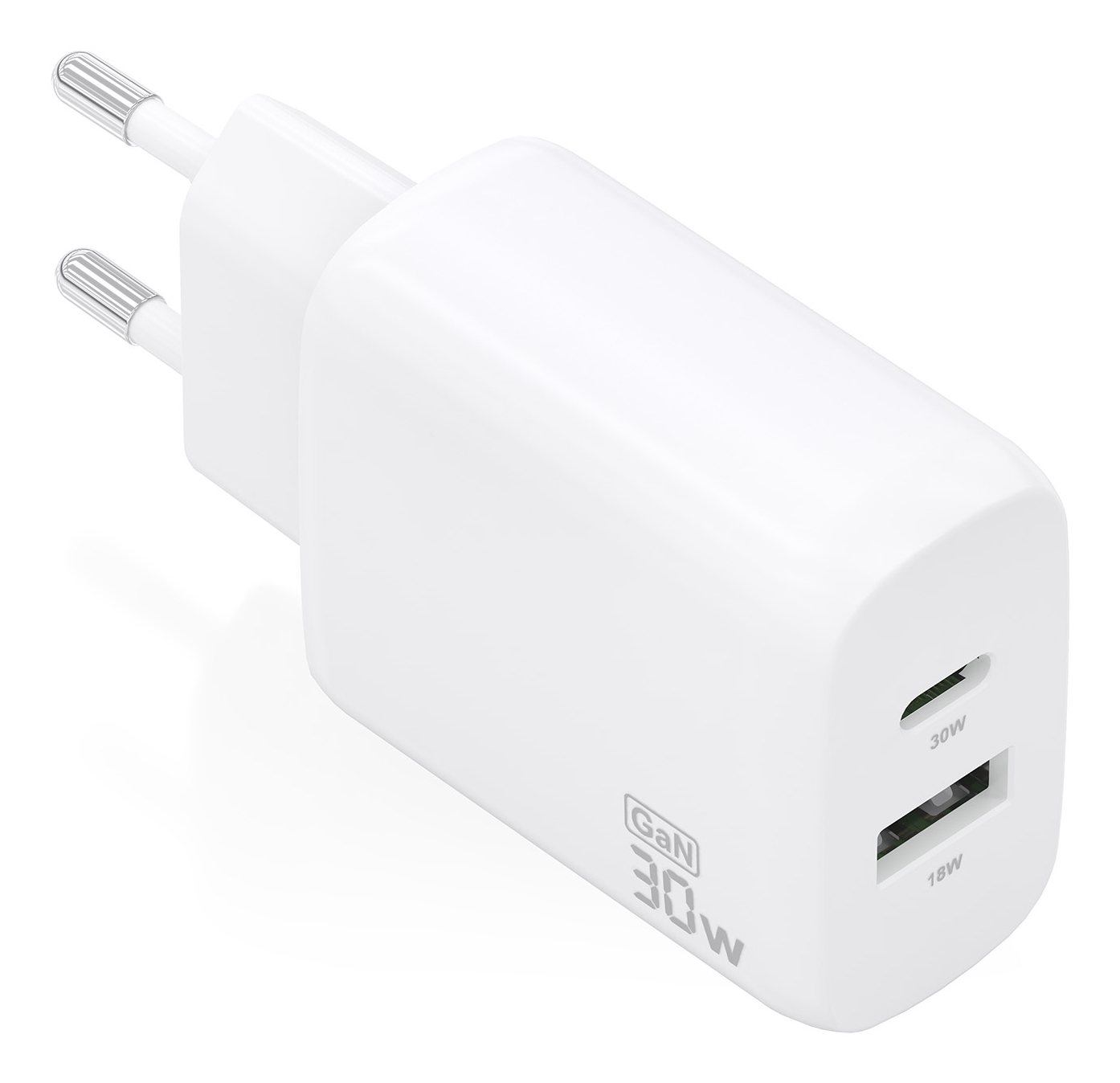 Cargador de pared Aisens A110-0923 USB-C USB-A Blanco