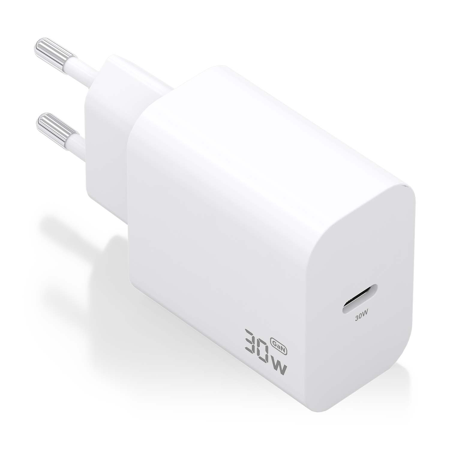 Cargador de pared Aisens A110-0940 USB-C Blanco 33W