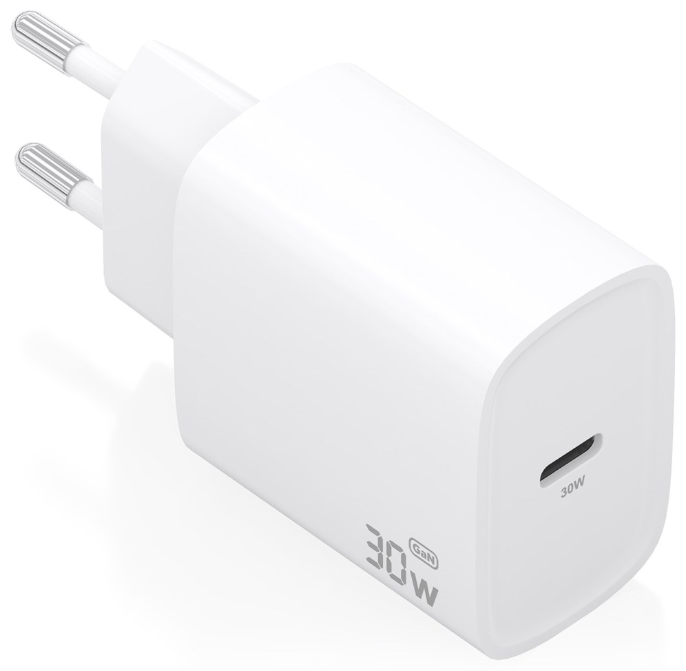 Cargador de pared Aisens Cargador GaN 30W USB-C Blanco