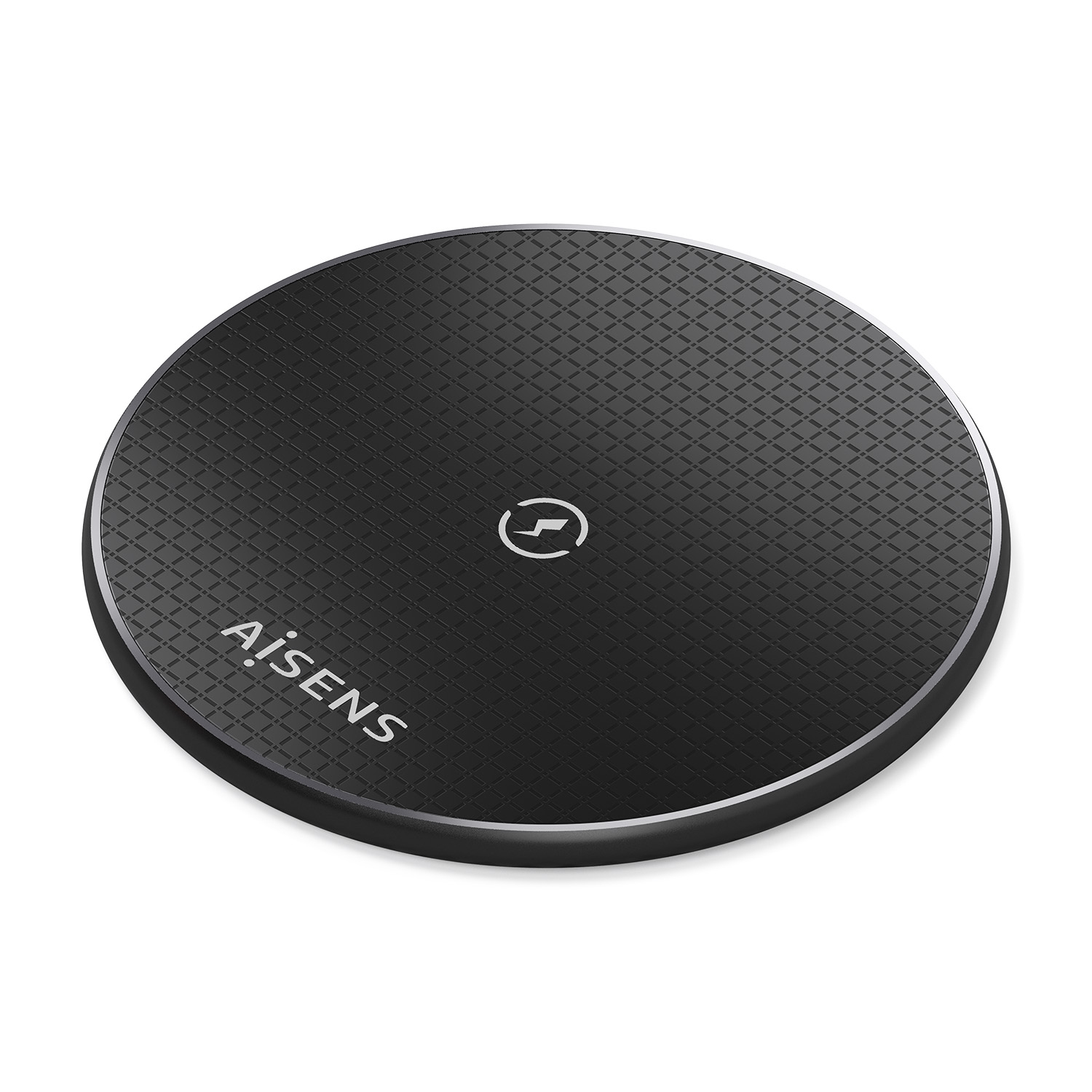 Cargador inalámbrico Aisens ASCH-15W1WC058-BK USB-C Inalámbrico Negro