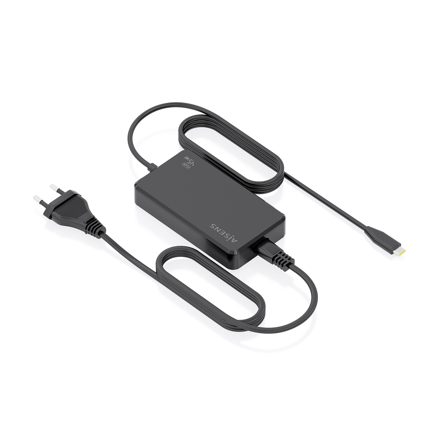 Cargador de pared Aisens Cargador De Sobremesa GaN 45W PD3.0 1xUSB-C USB-C Negro