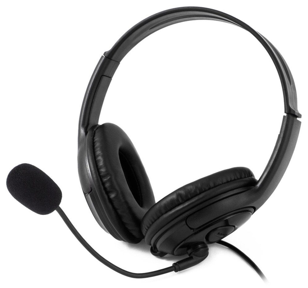 Auriculares CoolBox coolCHAT Diadema USB-A Negro