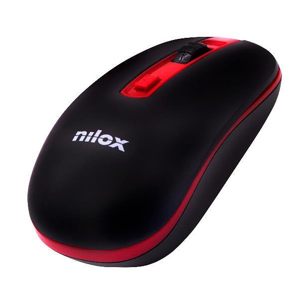 Ratón Nilox NXMOWI2002 Inalámbrico Negro