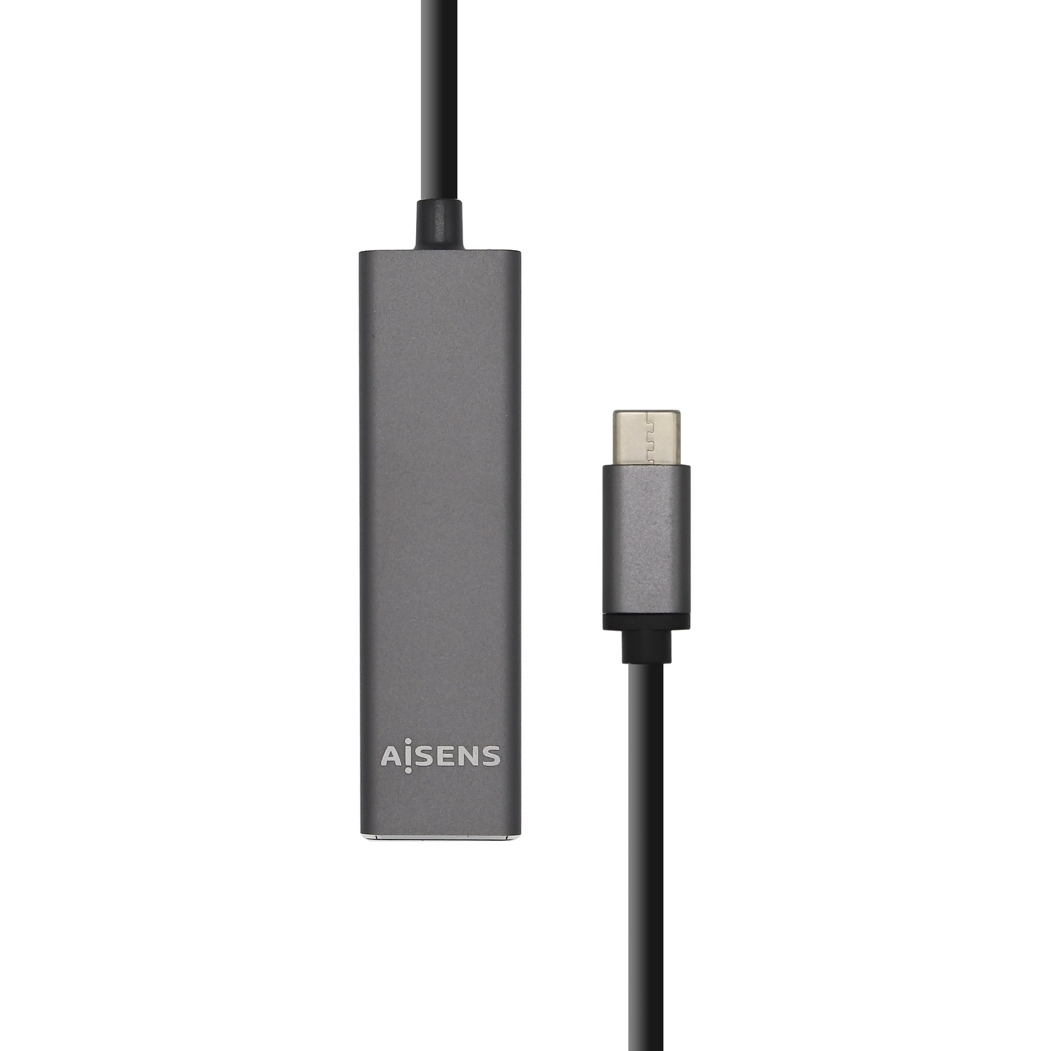 Hub USB Aisens A109-0403 USB-C 4x USB 3.0 Gris