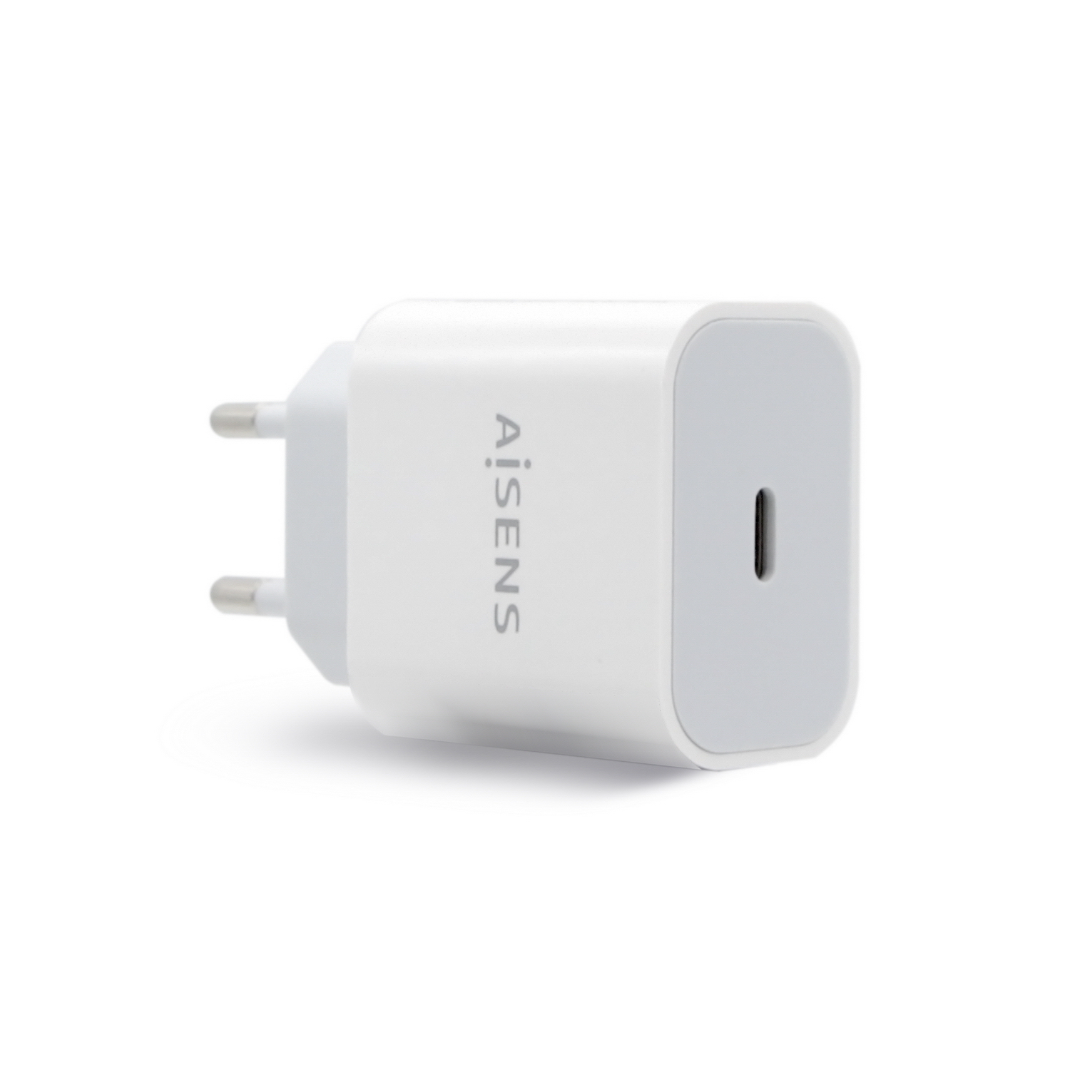 Cargador de pared Aisens A110-0537 USB-C Blanco 20W