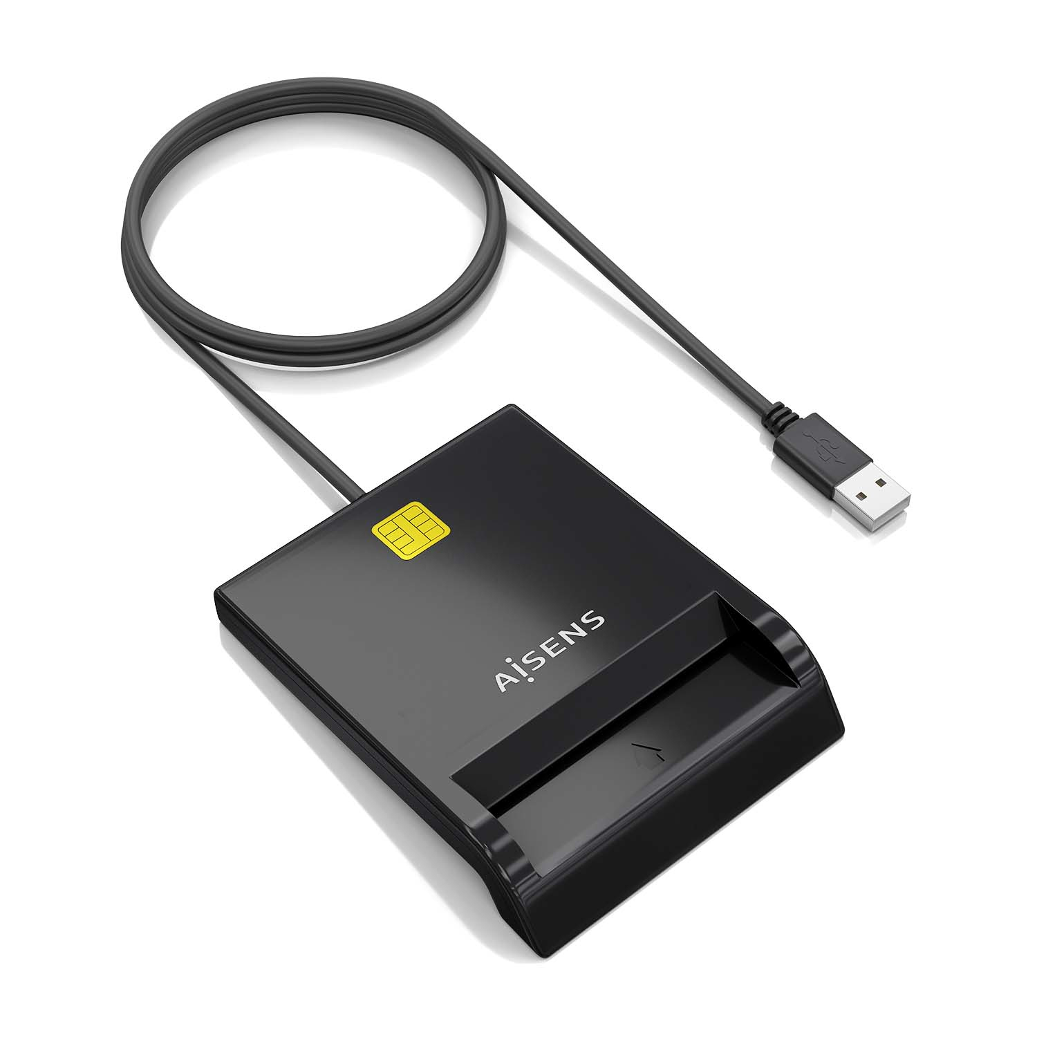 Lector de tarjeta inteligente AISENS DNI USB 2.0 Negro