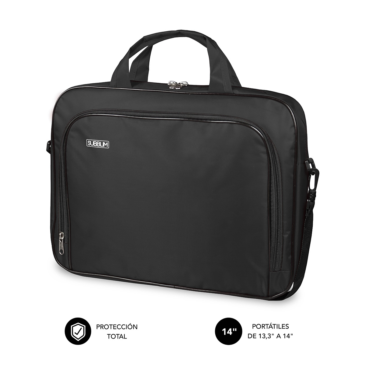 Bandolera Subblim Oxford Laptop Bag 14" Negro