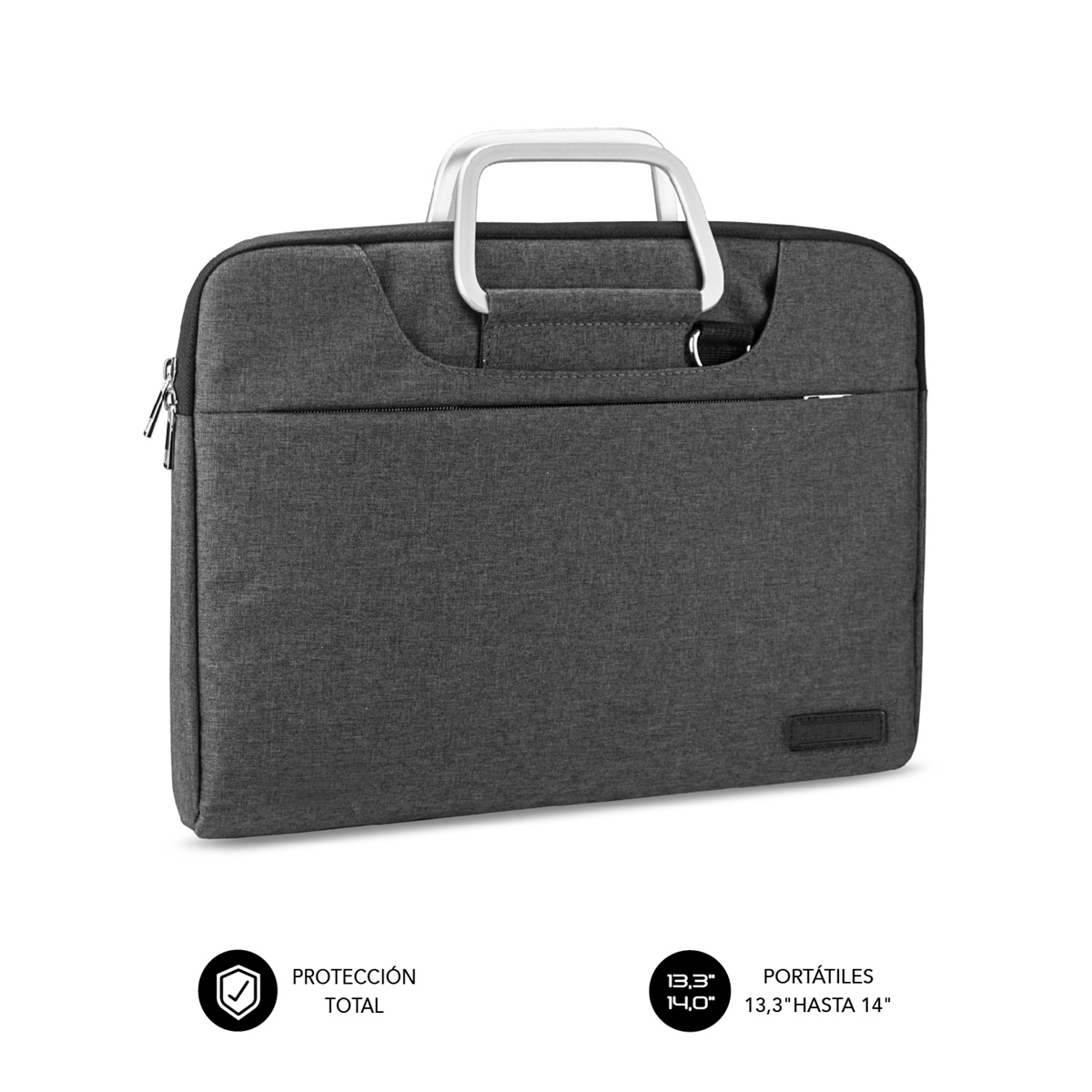 Funda Subblim Business Laptop Sleeve 15.6" Gris