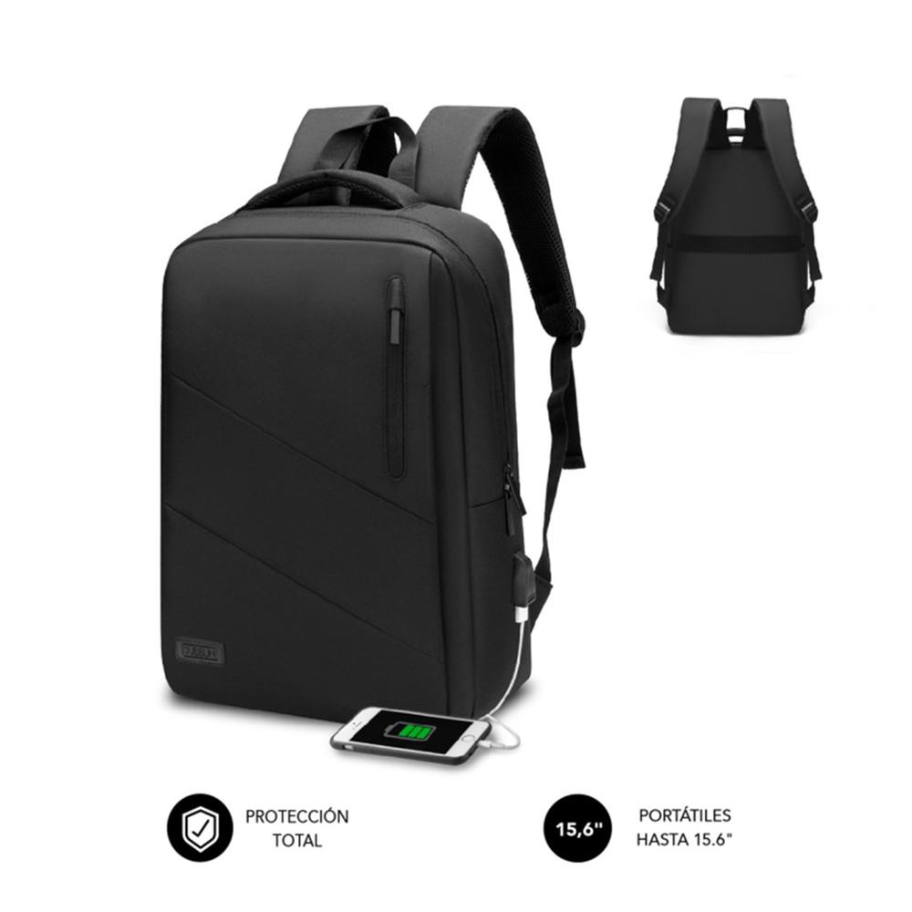 Mochila Subblim City Backpack 15.6" Negro