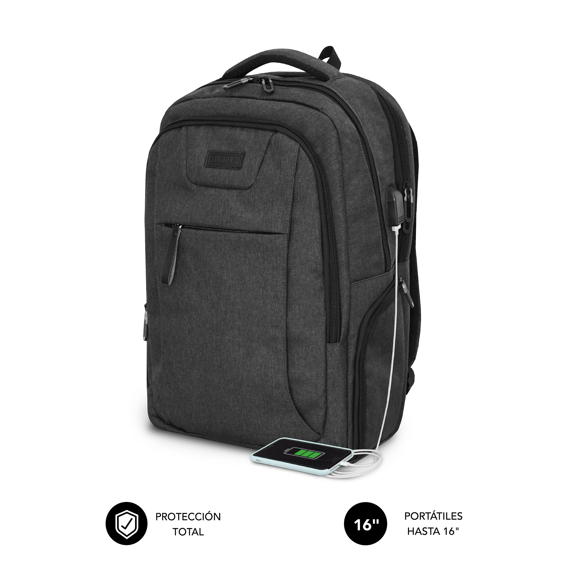 Mochila Subblim Professional Air Padding Backpack 16"