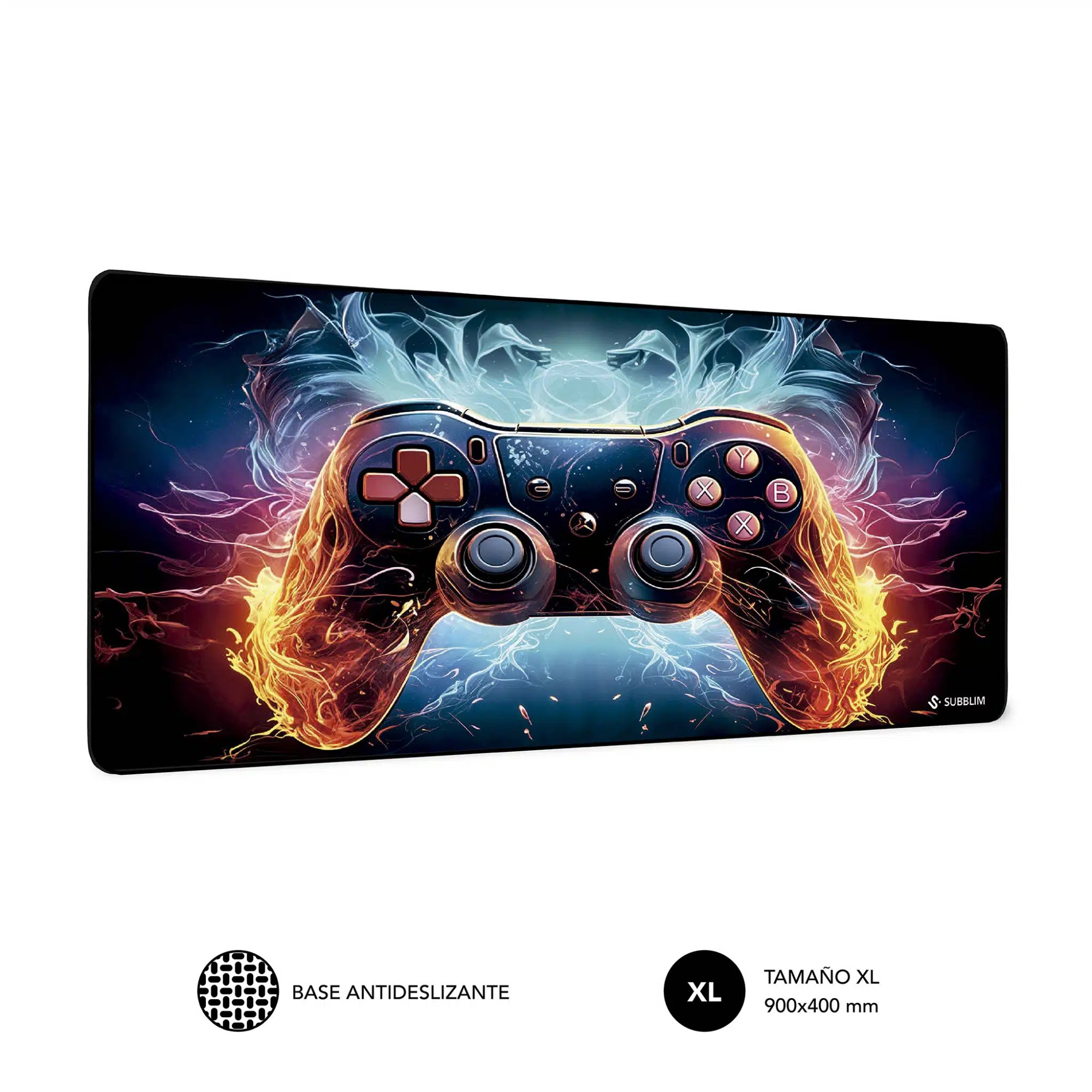 Alfombrilla Subblim GameCore XL Negro