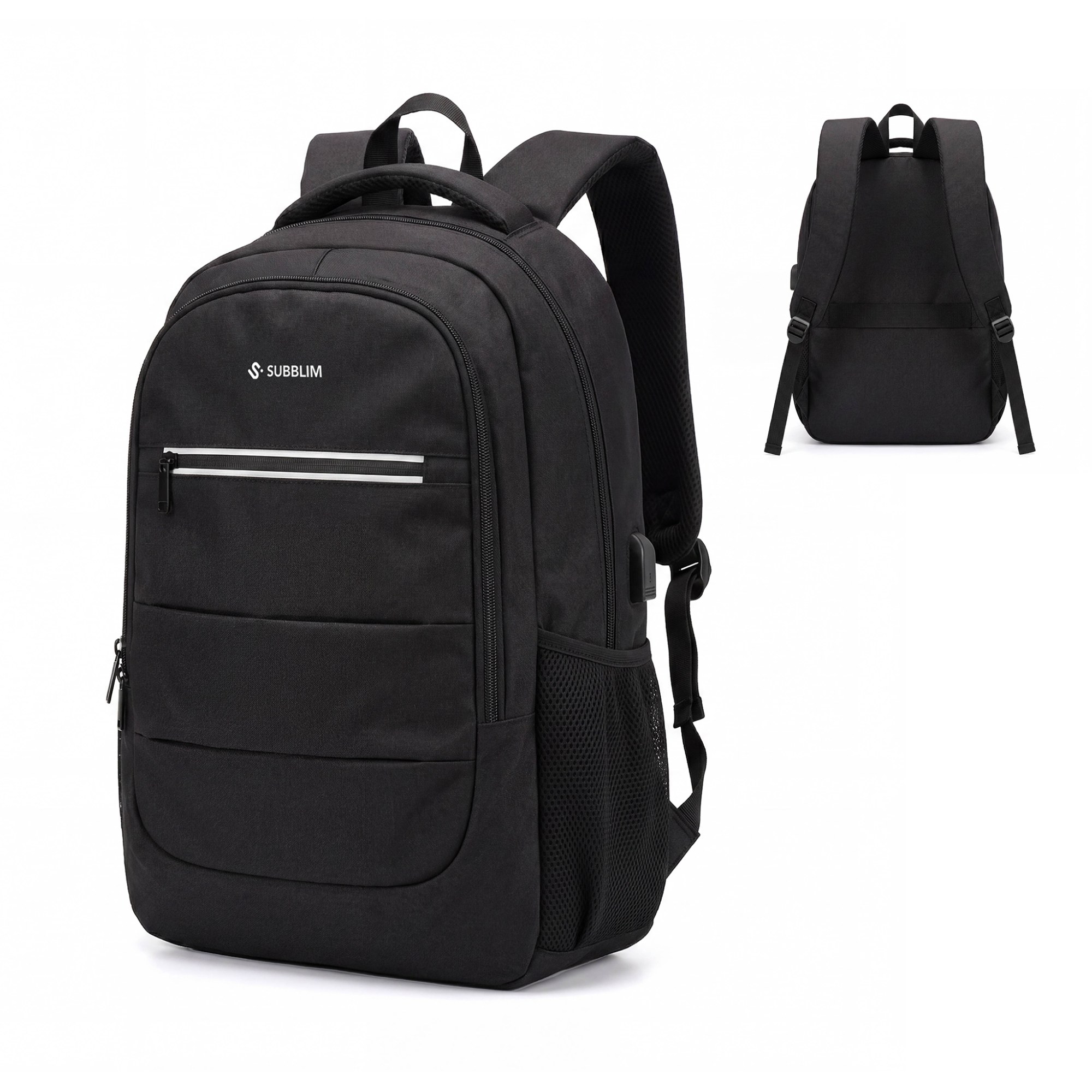 Mochila Subblim City Plus Backpack 16 Negro