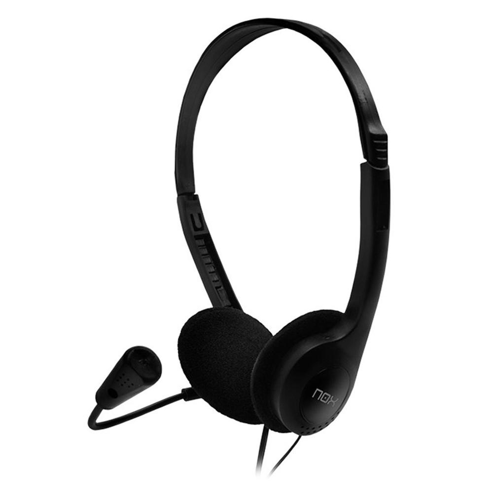 Auriculares NOX Voice One Diadema Jack 3,5 mm Negro